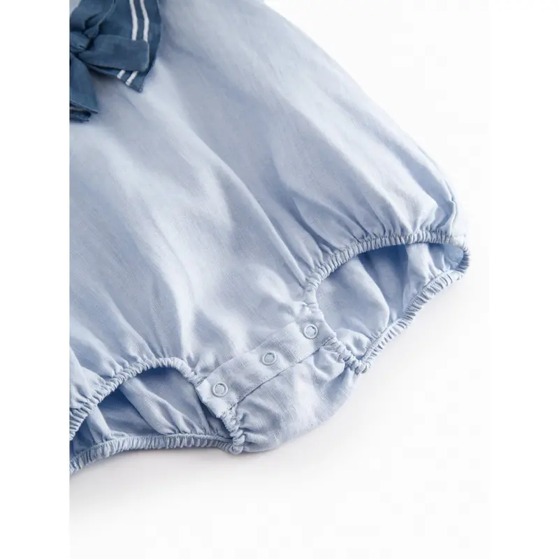 Marmar Linen Blue Mist Raki Romper 4