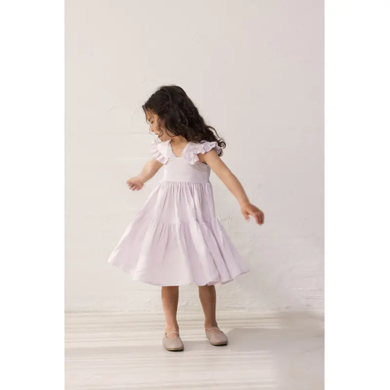 Marmar Linen Sweet Violet Dalani Kjole 2