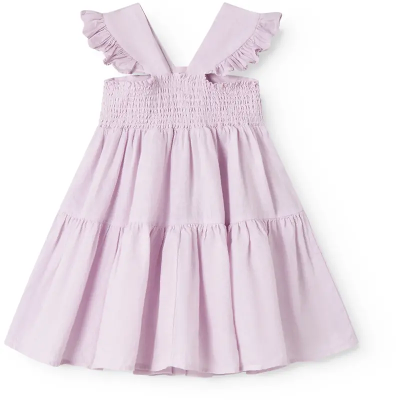 Marmar Linen Sweet Violet Dalani Kjole 5