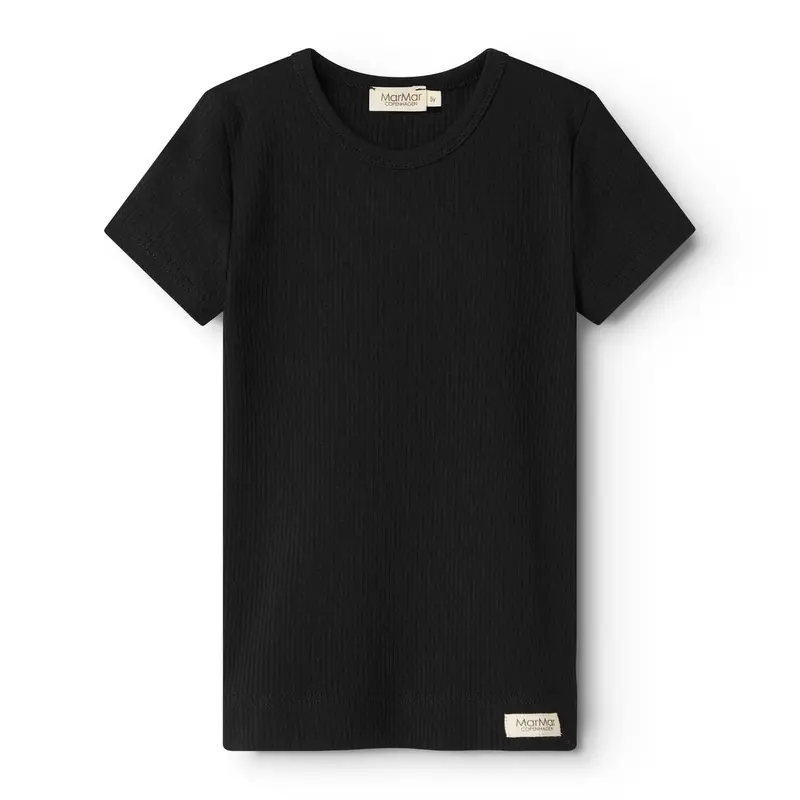 Marmar Modal Black Plain T-Shirt 1