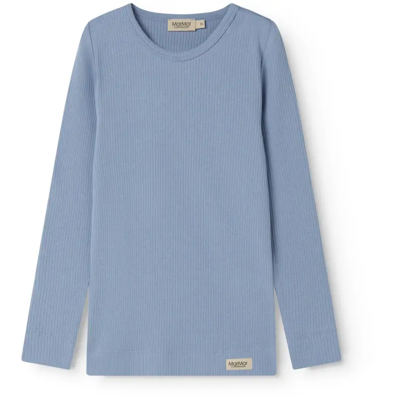 Marmar Modal Blue Iris Plain Bluse 1