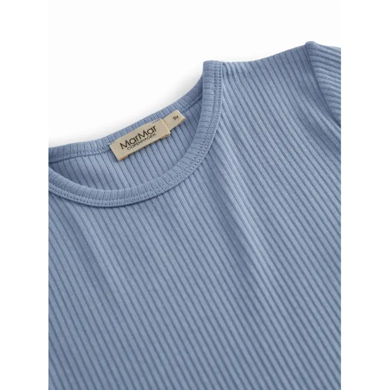 Marmar Modal Blue Iris Plain Bluse 3