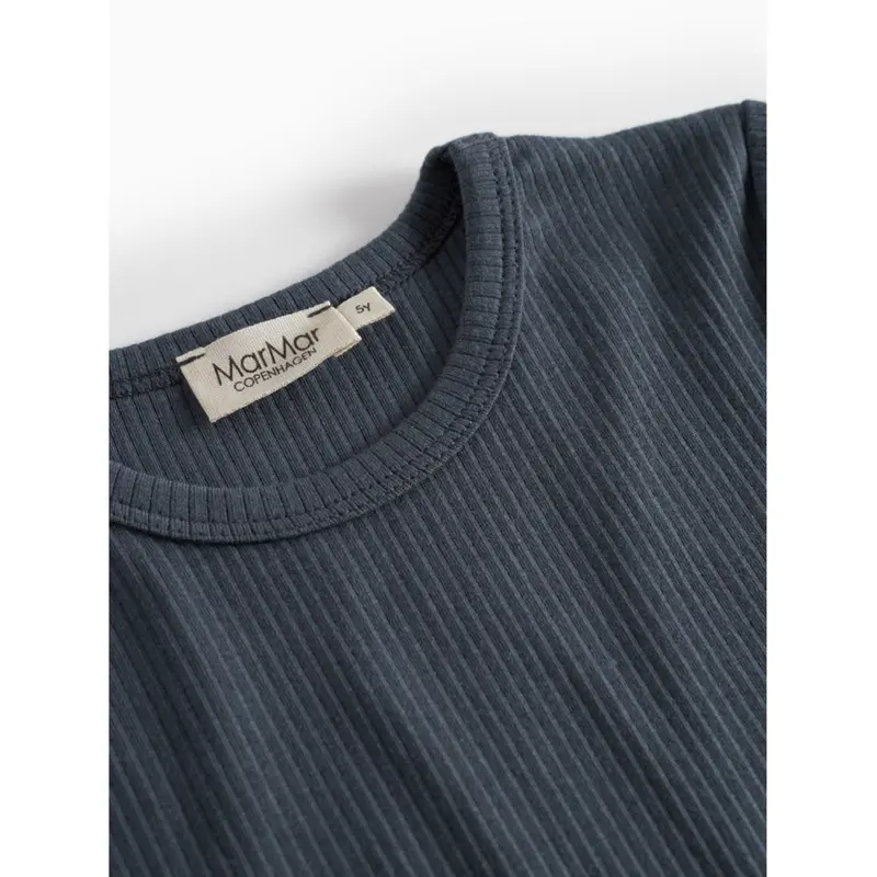 Marmar Modal Blue Plain T-Shirt 2