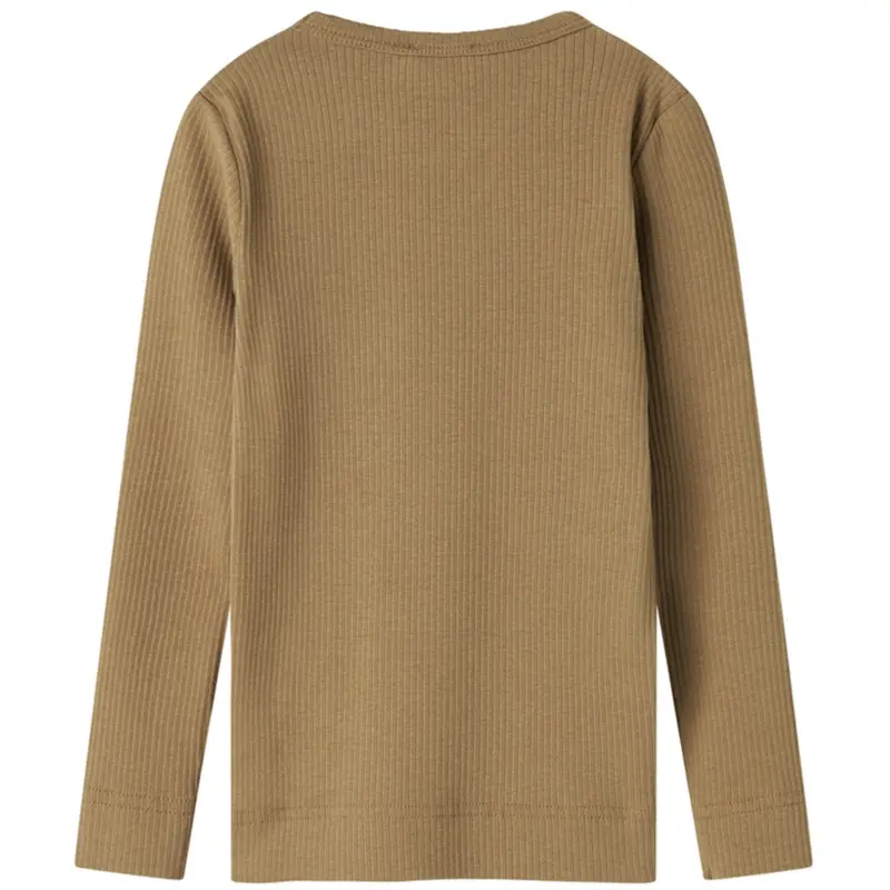 Marmar Modal Dark Bronze Plain Bluse 4