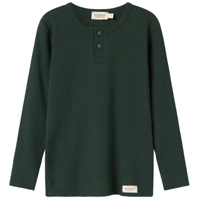 Marmar Modal Dark Leaf Bluse 1