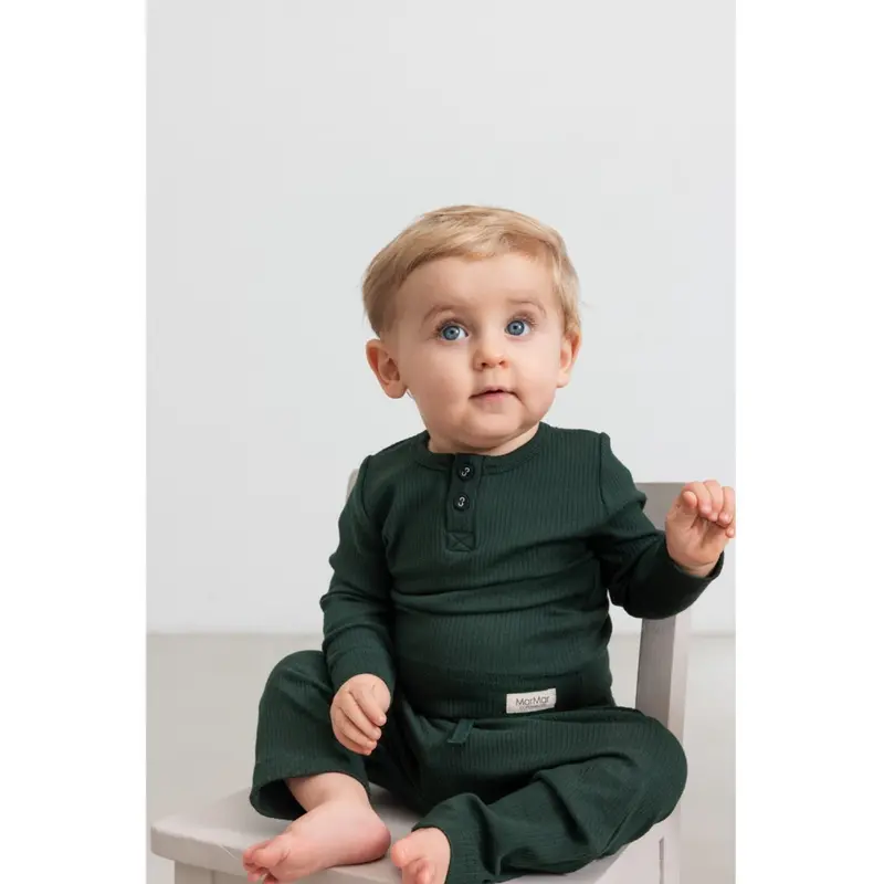 Marmar Modal Dark Leaf Bluse 2