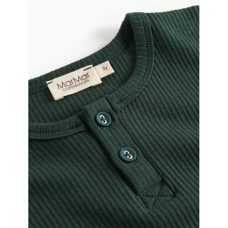 Marmar Modal Dark Leaf Bluse 4