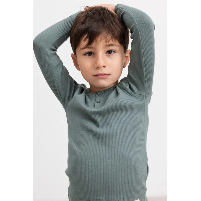 Marmar Modal Dusty Green Bluse 2