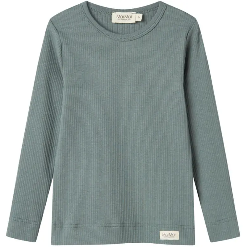 Marmar Modal Dusty Green Plain Bluse 1