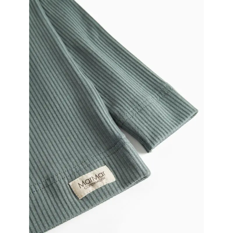 Marmar Modal Dusty Green Plain Bluse 4