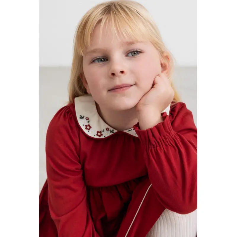 Marmar Modal Fine Hibiscus Red Dielle Kjole 2
