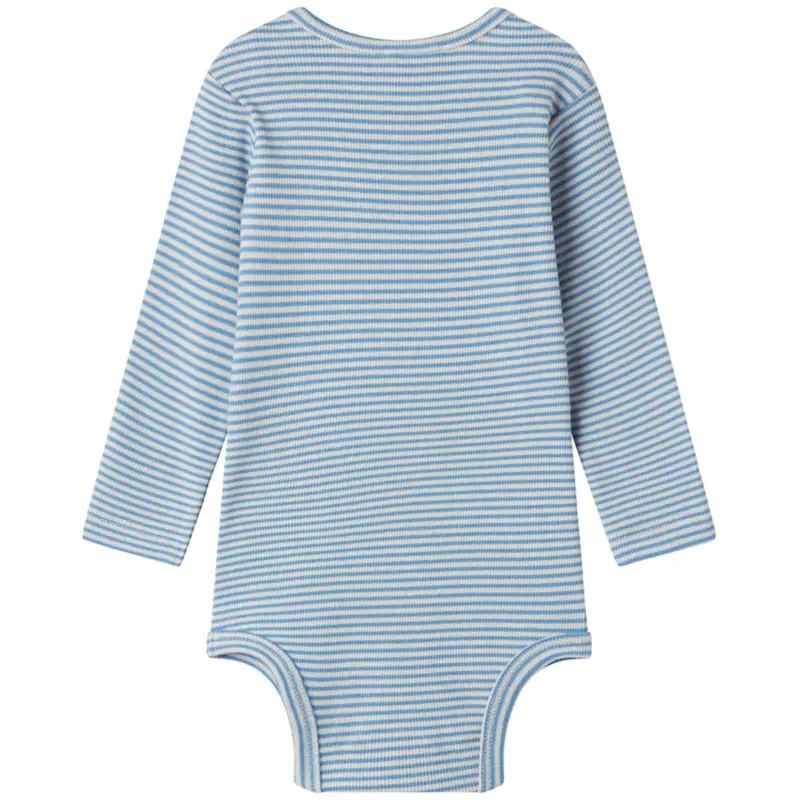 Marmar Modal Fine Rib Blue Stripe Ben Body 4