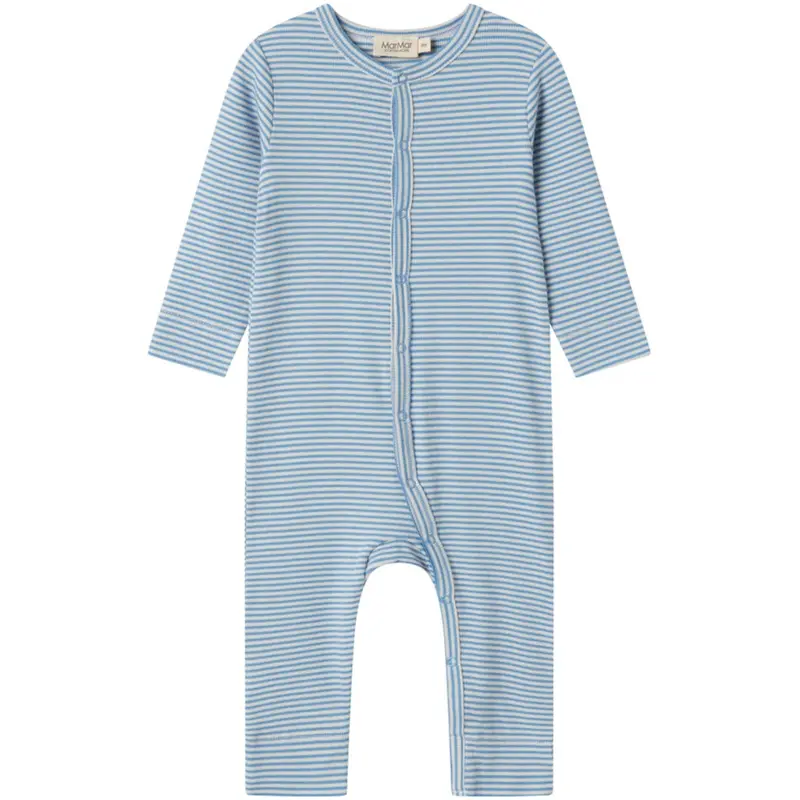 Marmar Modal Fine Rib Blue Stripe Ruka Heldragt 1