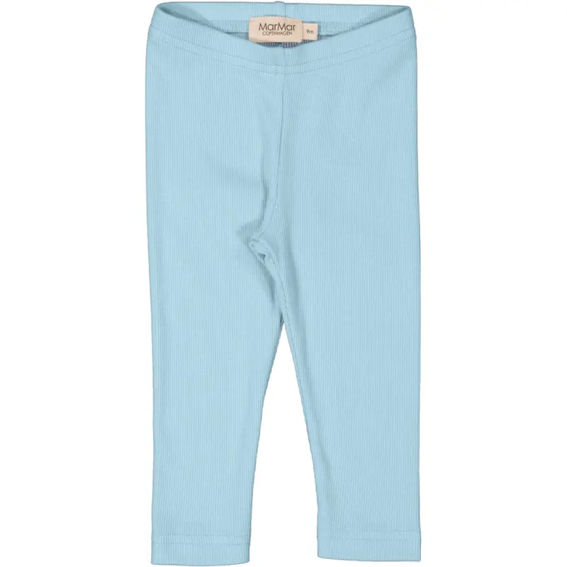 Marmar Modal Fine Rib Heavenly Blue Leg Leggings 1