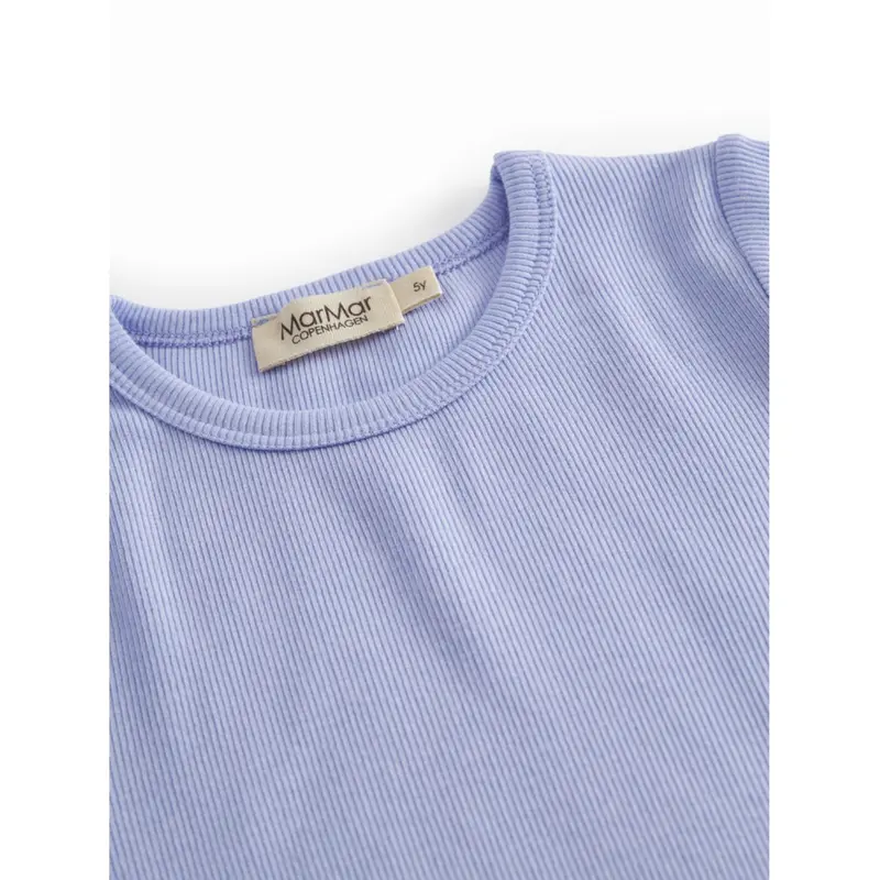 Marmar Modal Fine Rib Ice Lavender Tago T-Shirt 2
