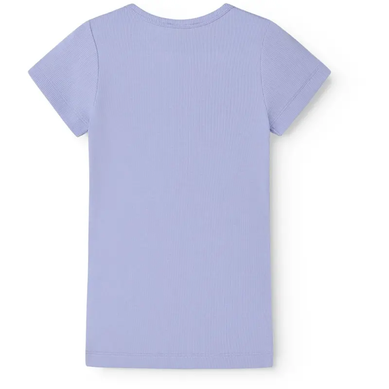 Marmar Modal Fine Rib Ice Lavender Tago T-Shirt 4