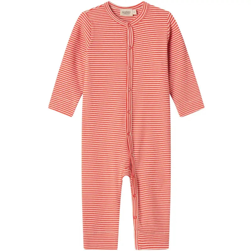 Marmar Modal Fine Rib Red Stripe Ruka Heldragt 1