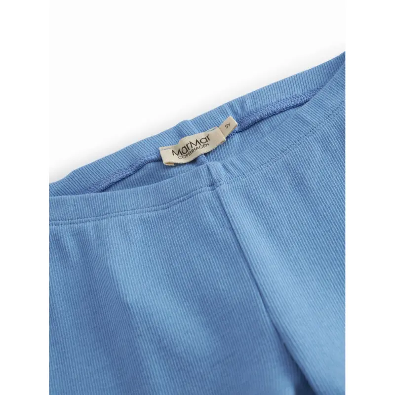Marmar Modal Fine Rib Surf Blue Leggings 2