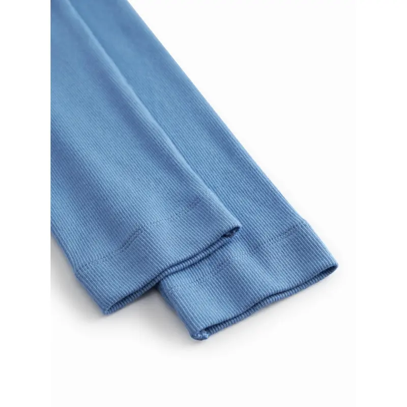 Marmar Modal Fine Rib Surf Blue Leggings 3