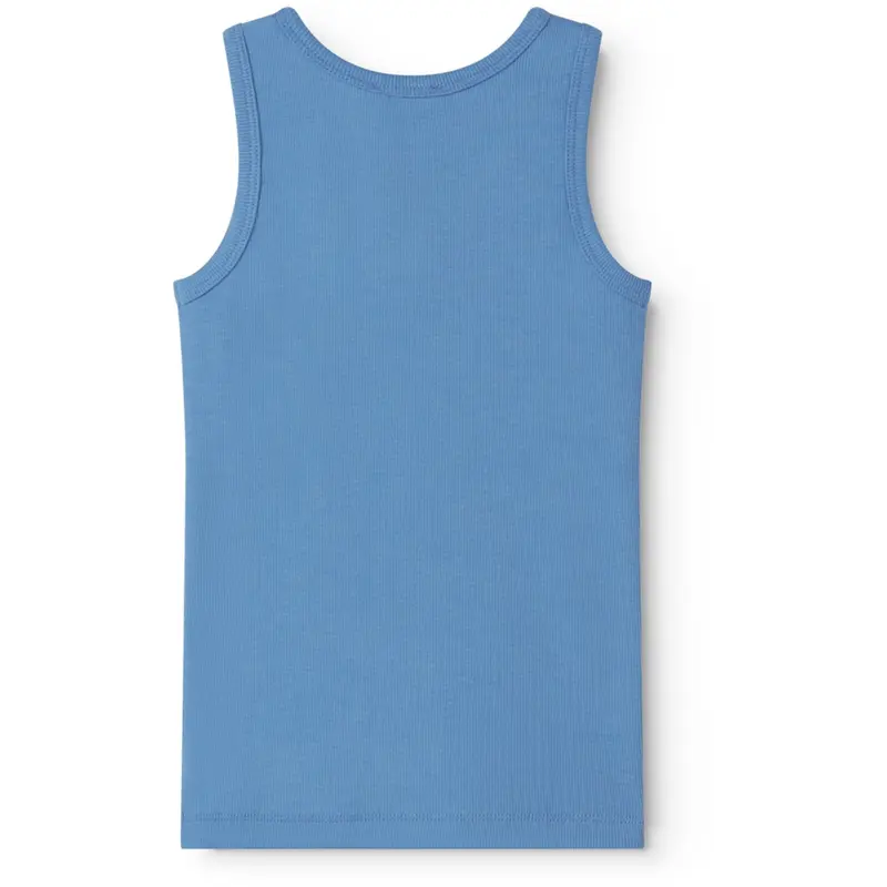 Marmar Modal Fine Rib Surf Blue Sleeveless Top 5