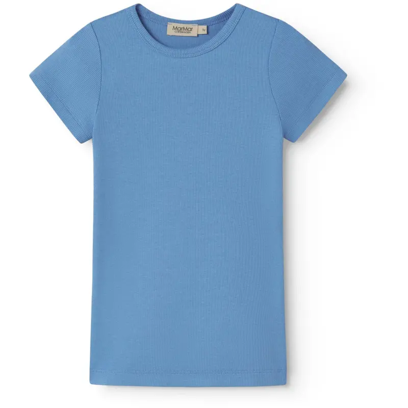 Marmar Modal Fine Rib Surf Blue Tago T-Shirt 1