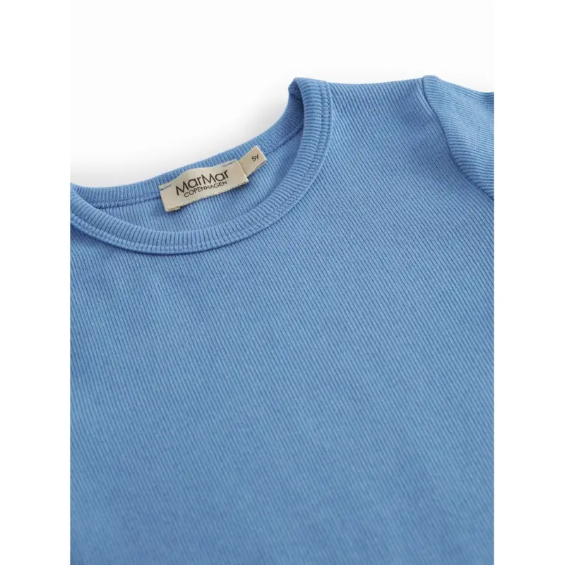 Marmar Modal Fine Rib Surf Blue Tago T-Shirt 2