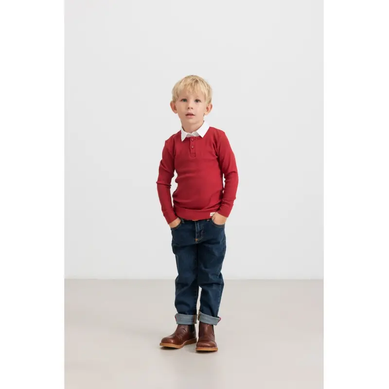 Marmar Modal Hibiscus Red Bluse 2