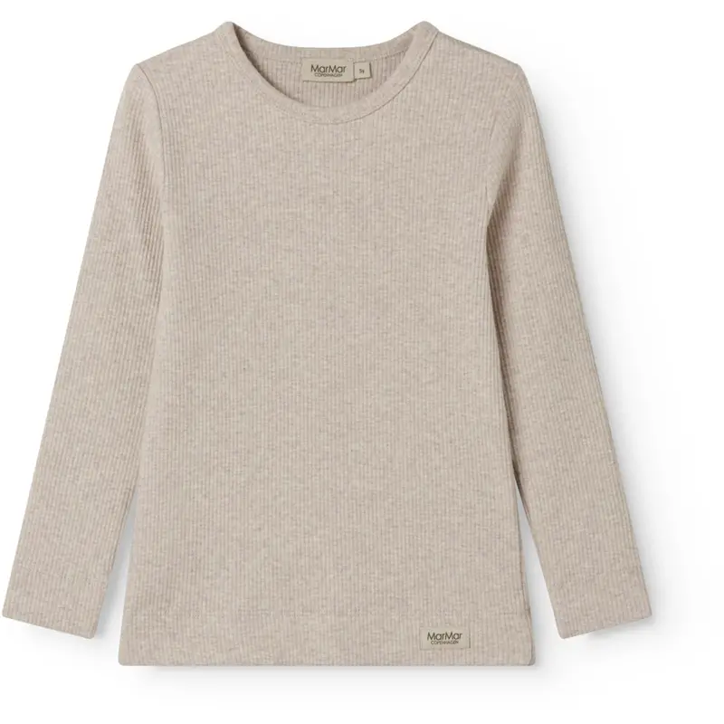 Marmar Modal Melange Light Beige Mel. Plain Bluse 1