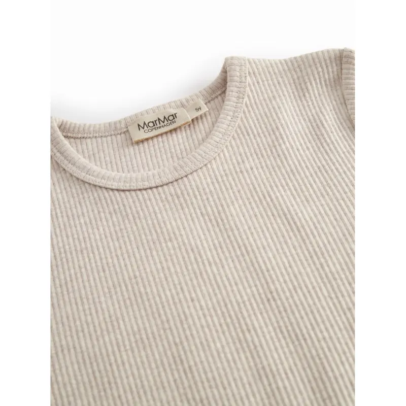 Marmar Modal Melange Light Beige Mel. Plain T-Shirt 2