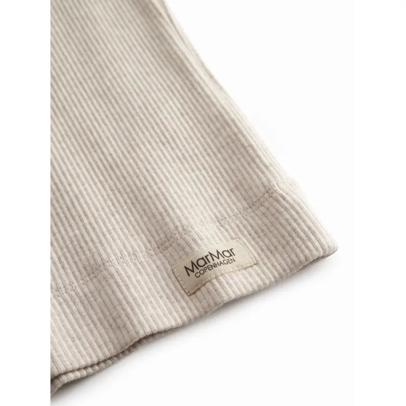 Marmar Modal Melange Light Beige Mel. Plain T-Shirt 3