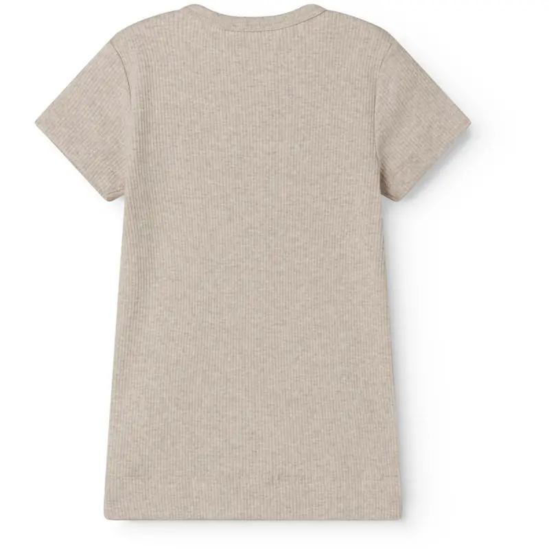 Marmar Modal Melange Light Beige Mel. Plain T-Shirt 4