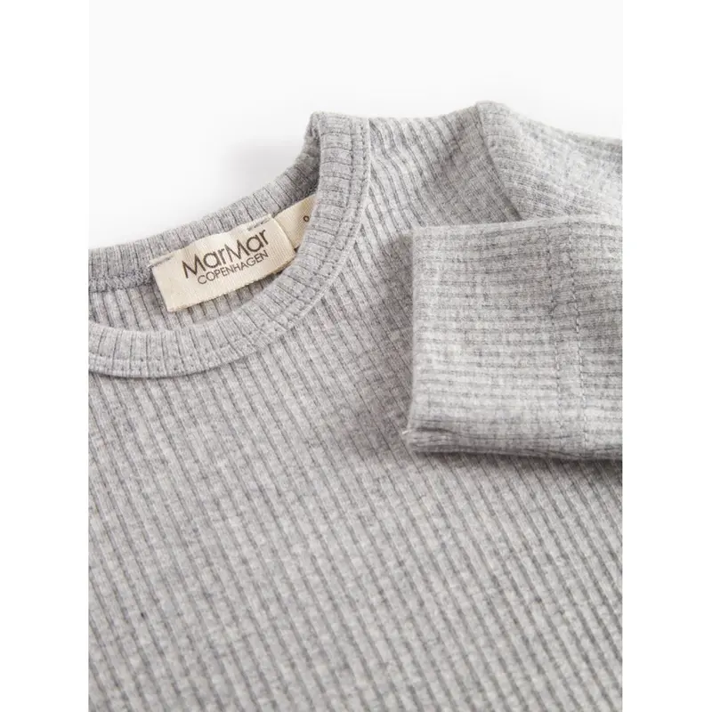 Marmar Modal Melange Light Grey Melange Plain Body Ls 3