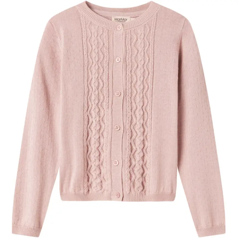 Marmar Modal Mix Cable Faded Rose Tilda Strik Cardigan 1