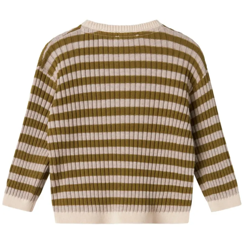Marmar Modal Mix Stripe Cashew Mel. Stripe Tob Strik Cardigan 5