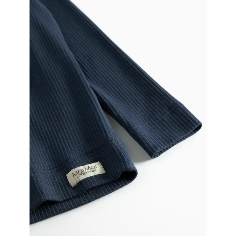Marmar Modal Pilot Navy Plain Bluse 3