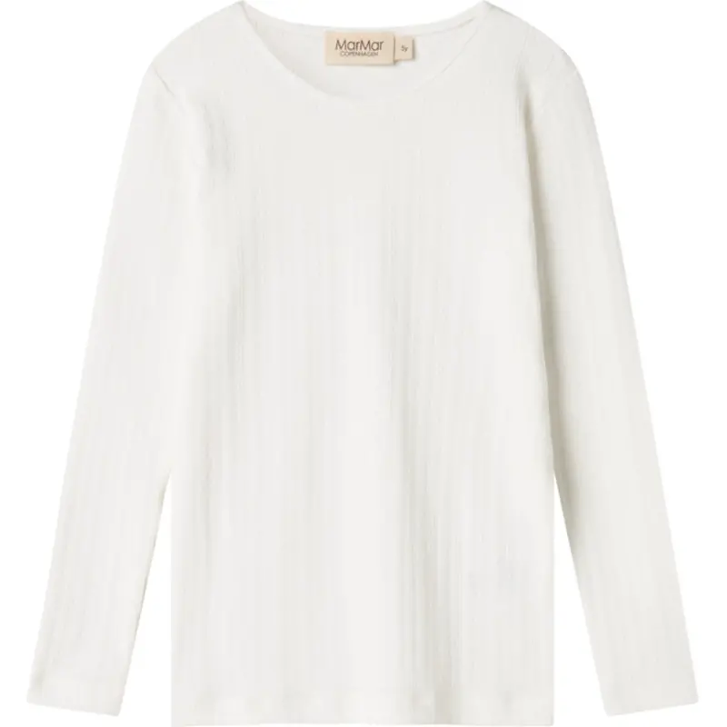 Marmar Modal Pointelle Gentle White Tamra Bluse 1