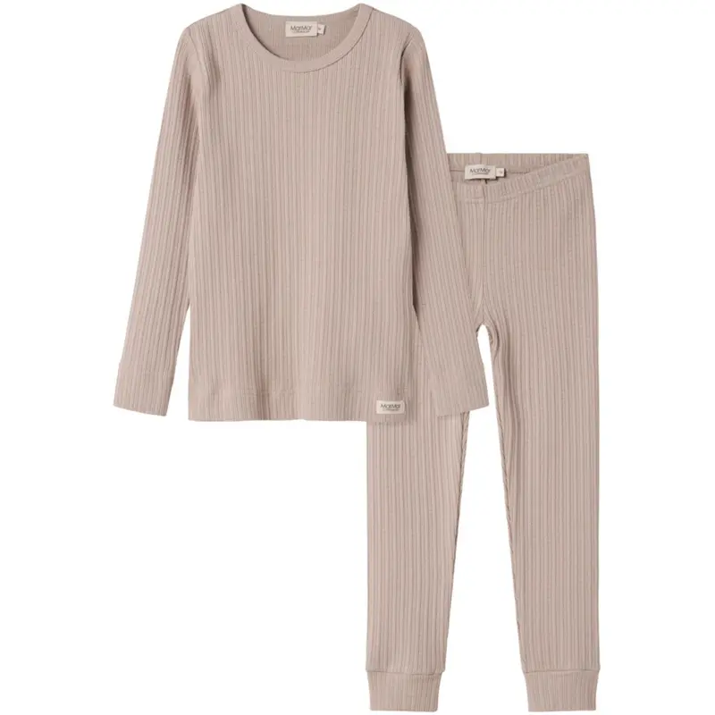 Marmar Modal Pointelle Rib Soft Beige Nattøj 1
