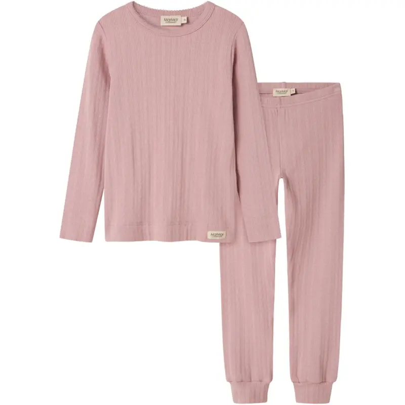 Marmar Modal Pointelle Soft Berry Nattøj 1