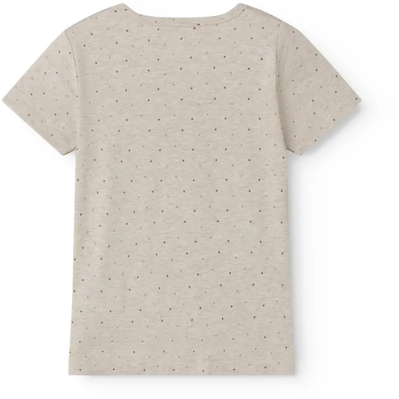 Marmar Modal Smooth Print Beige Mel Dot Tago T-Shirt 5