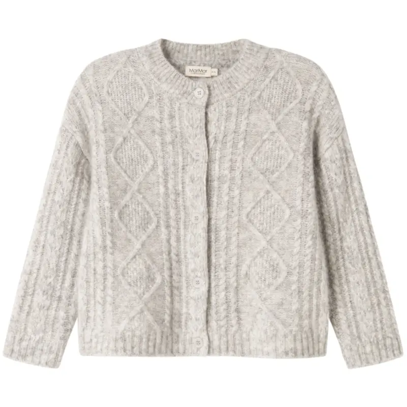 Marmar Mohair Cable Morning Dew Mel. Tavon Strik Cardigan 1