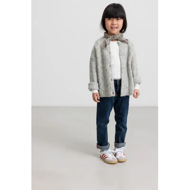 Marmar Mohair Cable Morning Dew Mel. Tavon Strik Cardigan 2