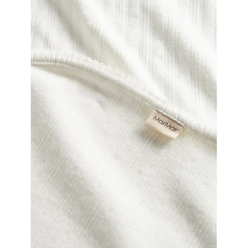 Marmar New Born Modal Pointelle Gentle White Alida Tæppe 2