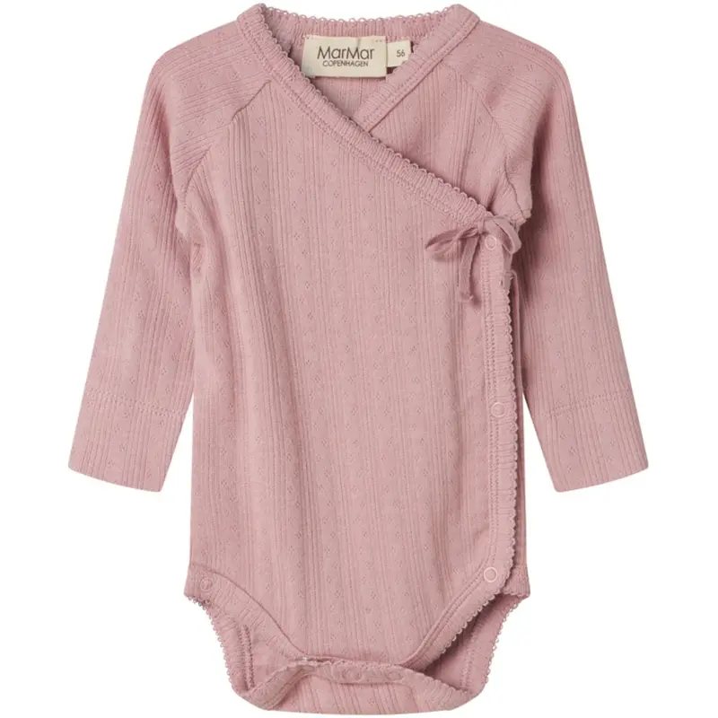Marmar New Born Modal Pointelle Soft Berry Belita Body 1