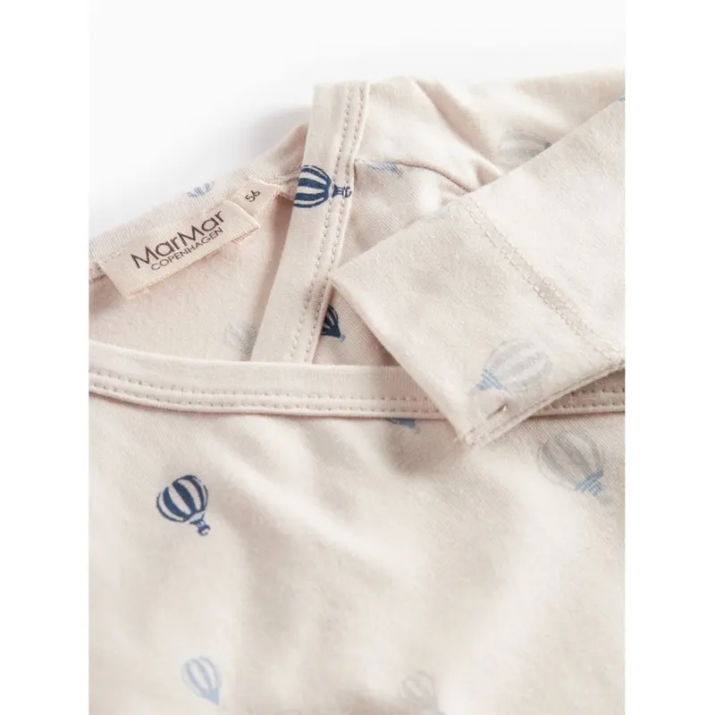 Marmar New Born Modal Smooth Print Air Balloon Rulo Onesies 2