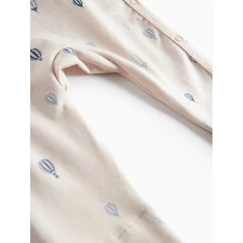 Marmar New Born Modal Smooth Print Air Balloon Rulo Onesies 3