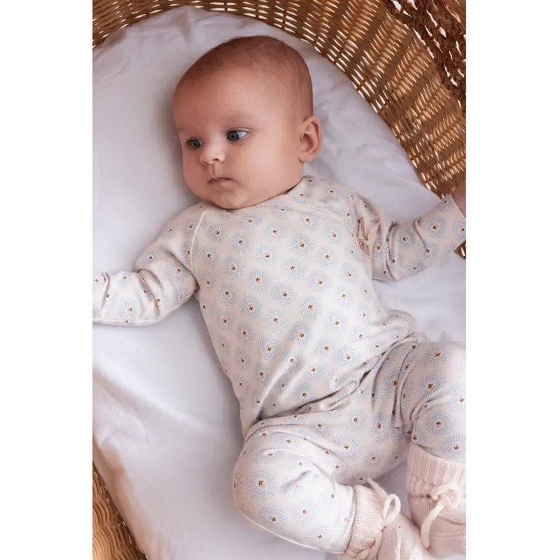 Marmar New Born Modal Smooth Print Little Tulip Rula Onesies 2