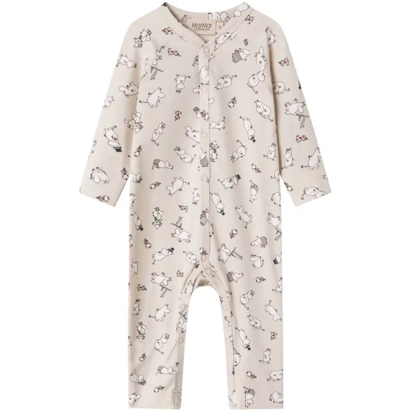 Marmar New Born Modal Smooth Print Moomin Rena Onesies 1