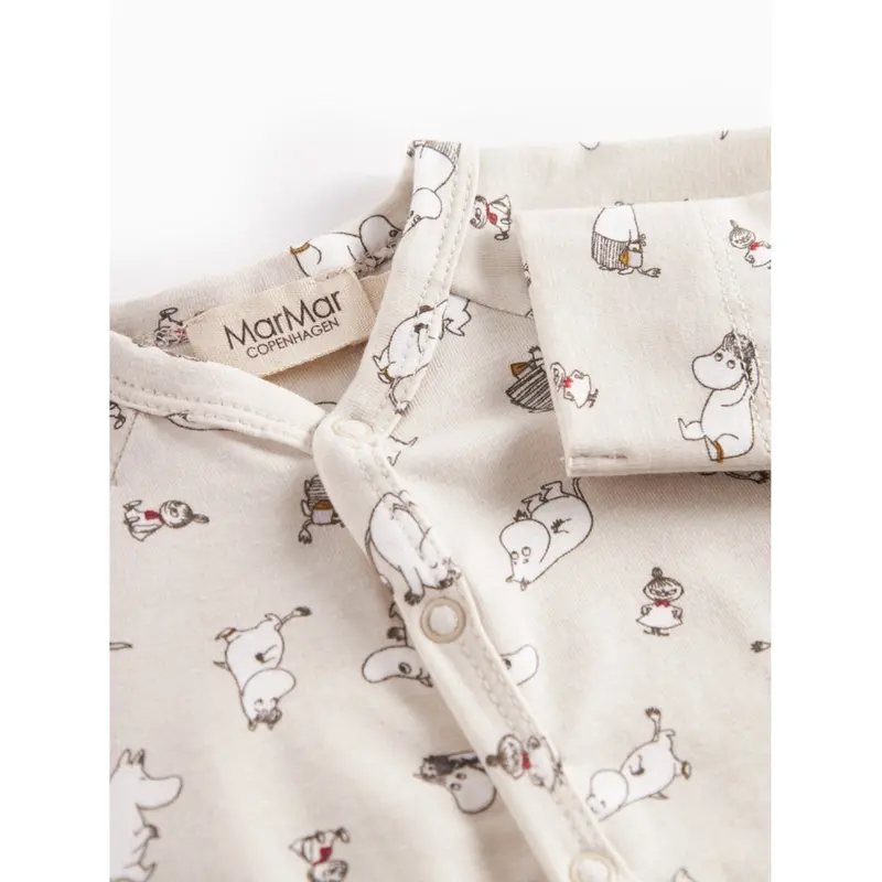 Marmar New Born Modal Smooth Print Moomin Rena Onesies 3
