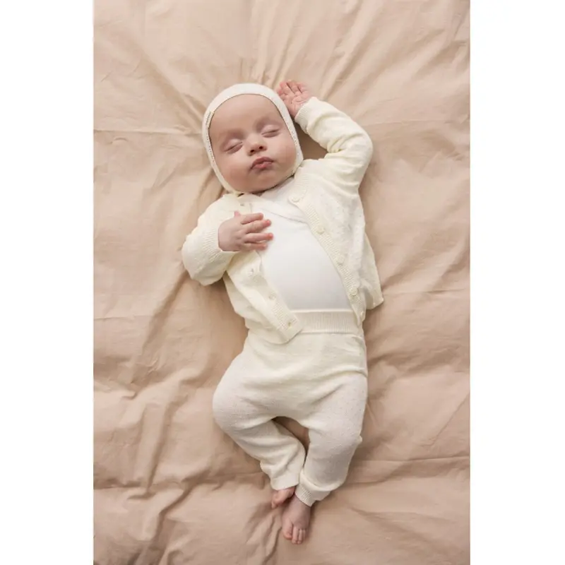 Marmar Newborn Modal Mix Mini Dots Gentle White Pira Knitwear 2