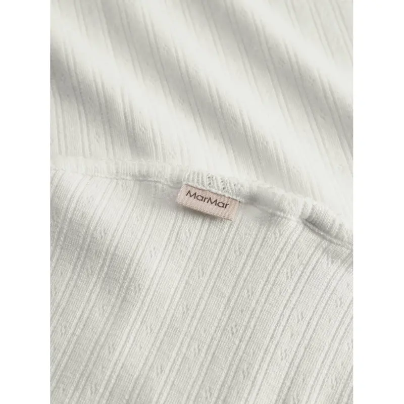 Marmar Newborn Modal Pointelle Gentle White Alida Tæppe 2